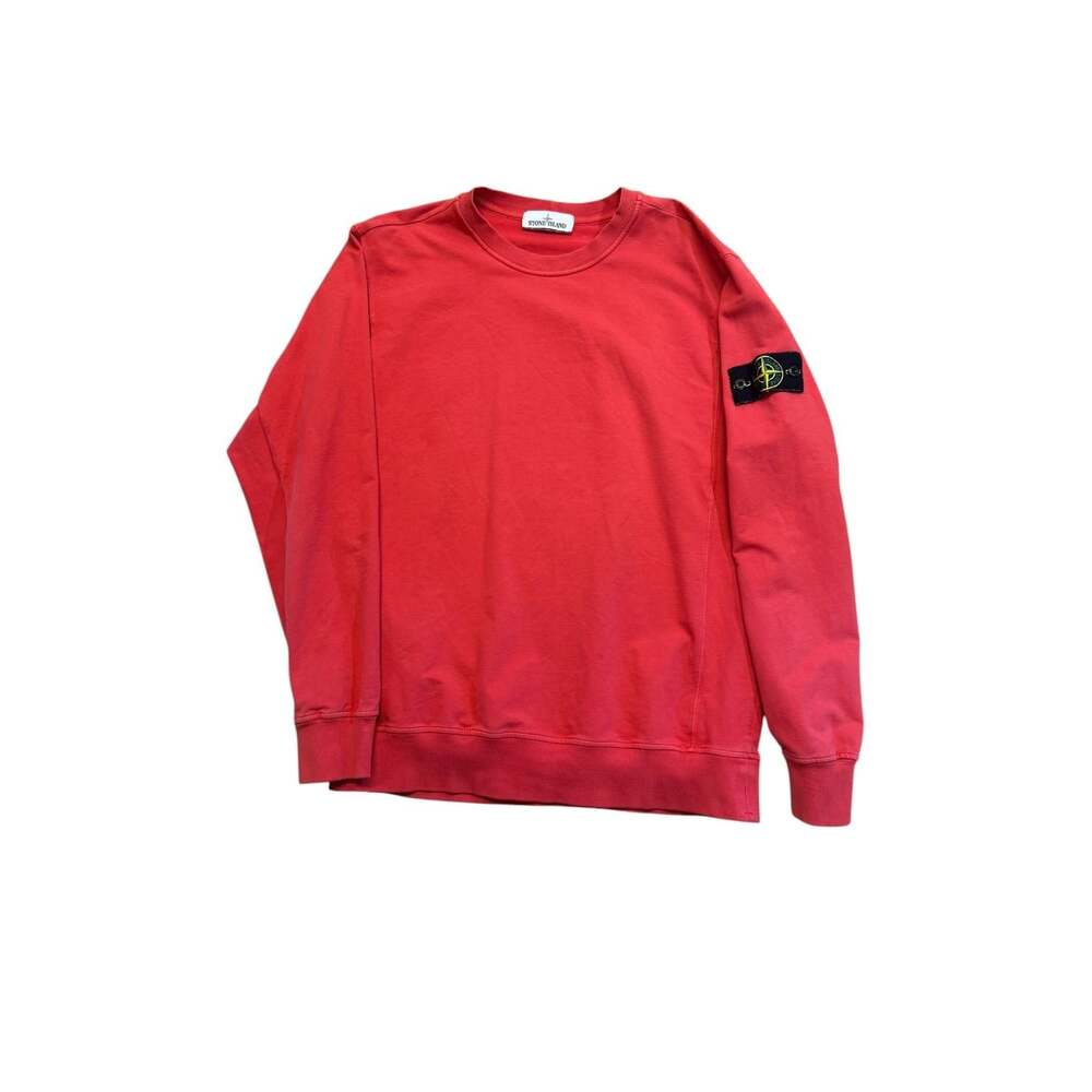 Stone Island Red Crewneck Sweatshirt XL
